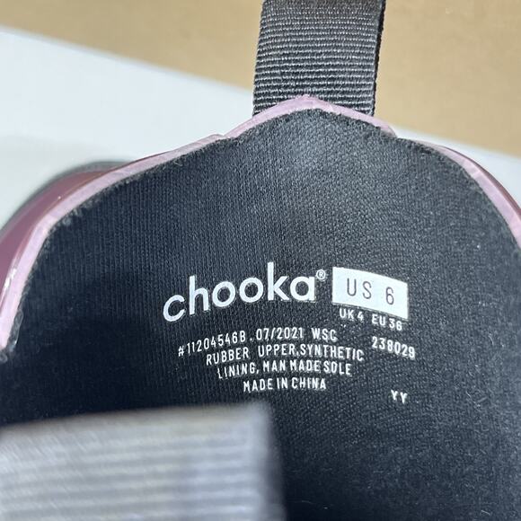 Chooka Damascus Chelsea Rain Boot Womens 6 M in Spice Waterproof Lug Pull On - Picture 4 of 10